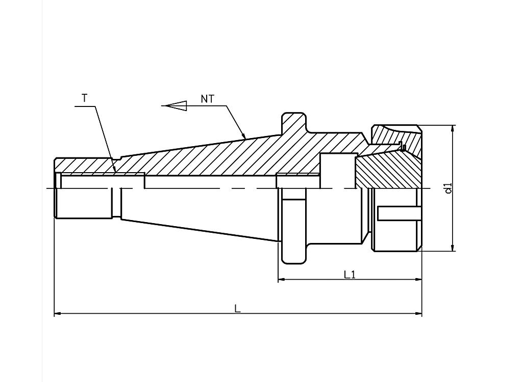 p026 nt-r8 er筒夹刀柄